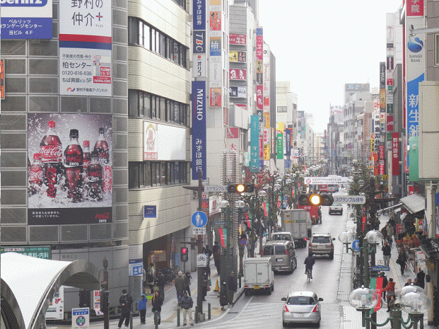 平成23年頃の柏駅周辺 東口