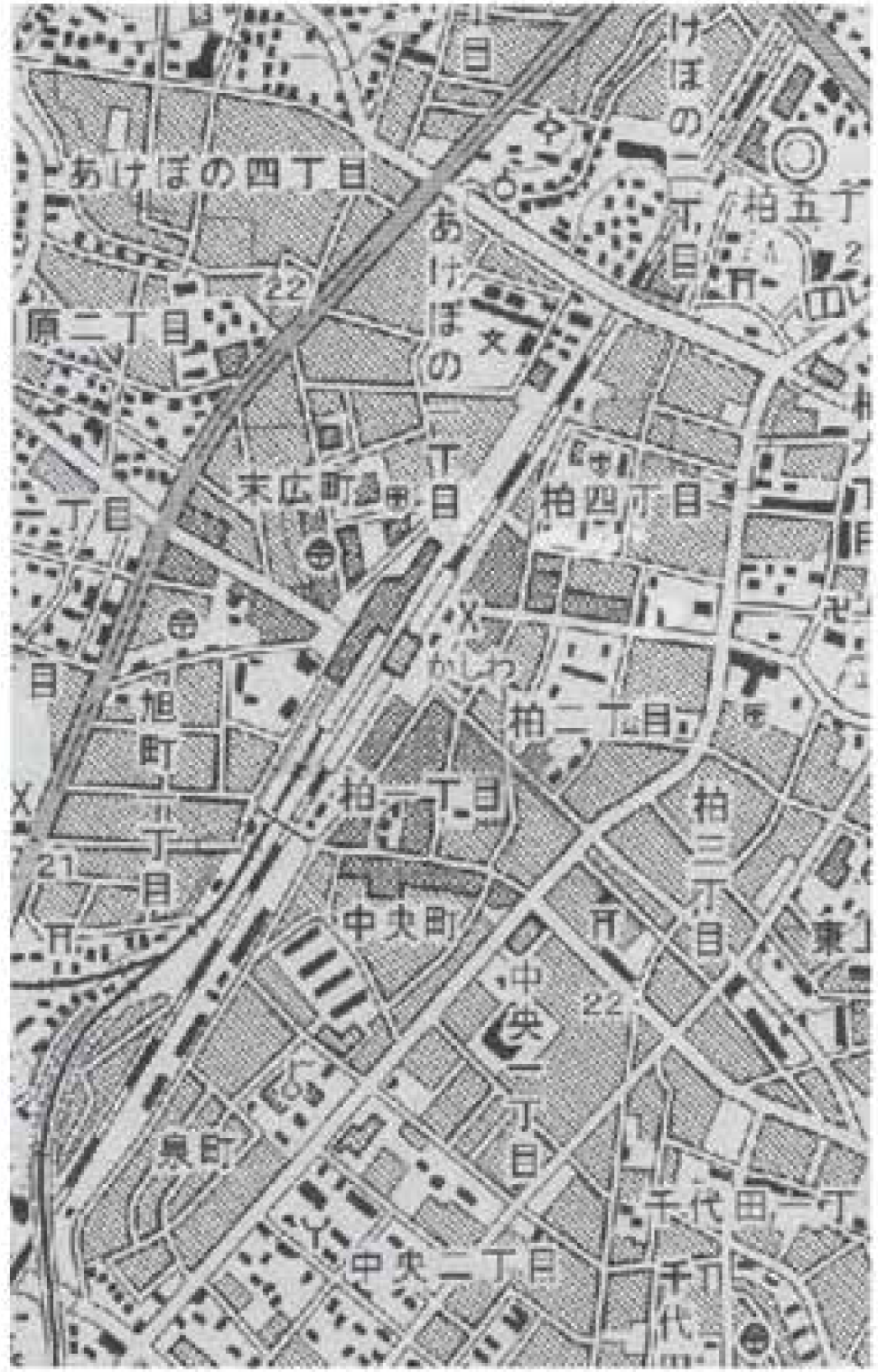 平成23年頃の柏駅周辺