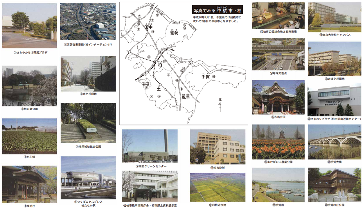 写真で見る中核都市・柏